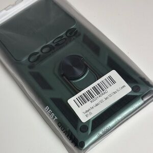 Green Magnetic Phone Case with Stand